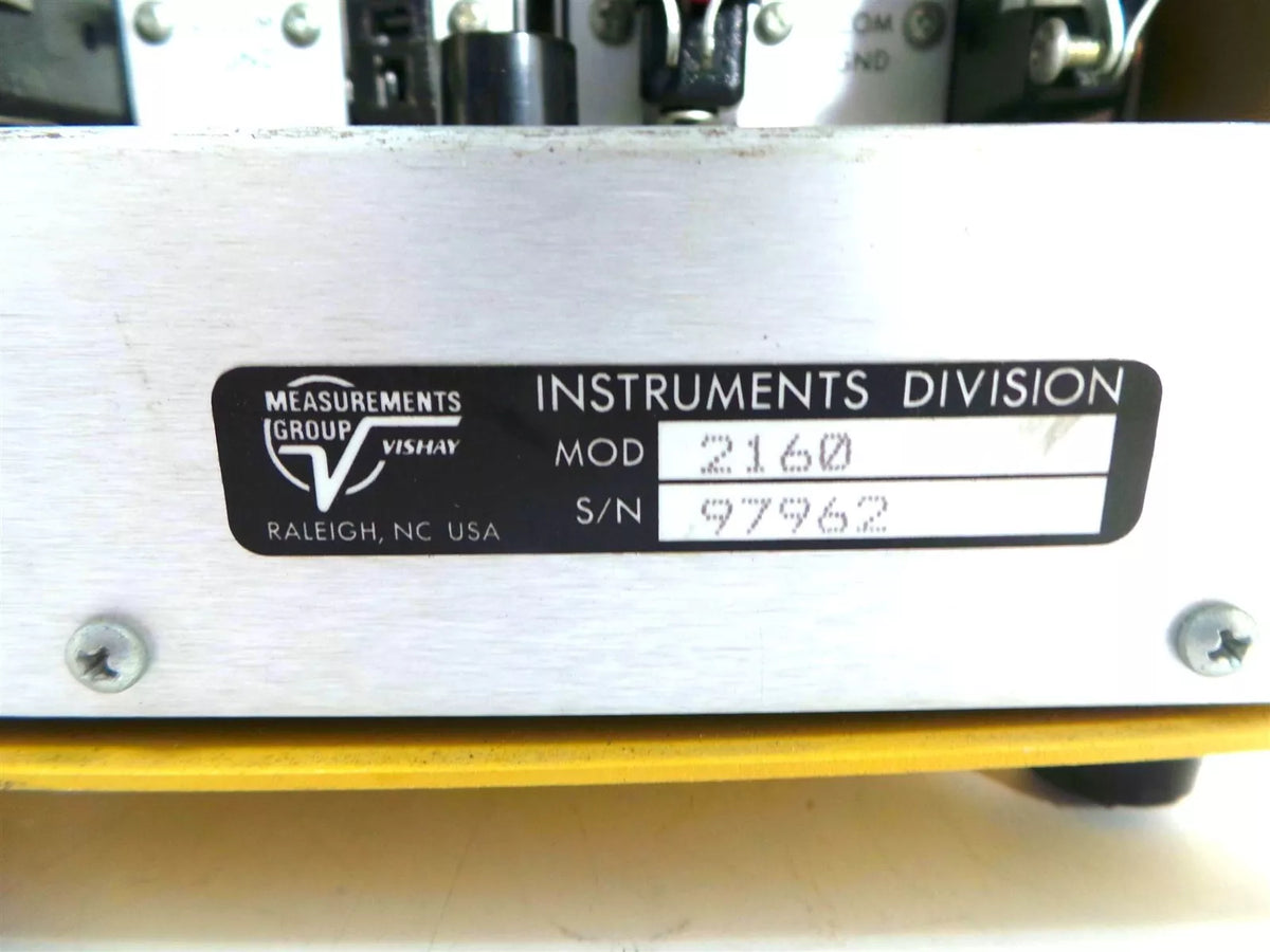 Instruments Division 2160 - Advanced Features and Specifications