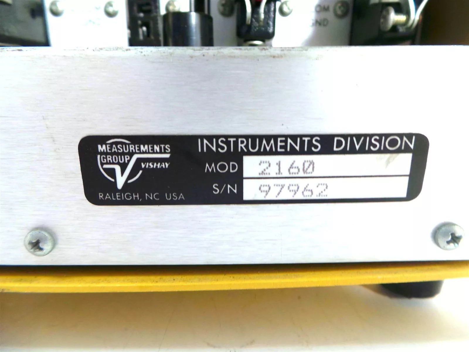 Instruments Division 2160 - Advanced Features and Specifications
