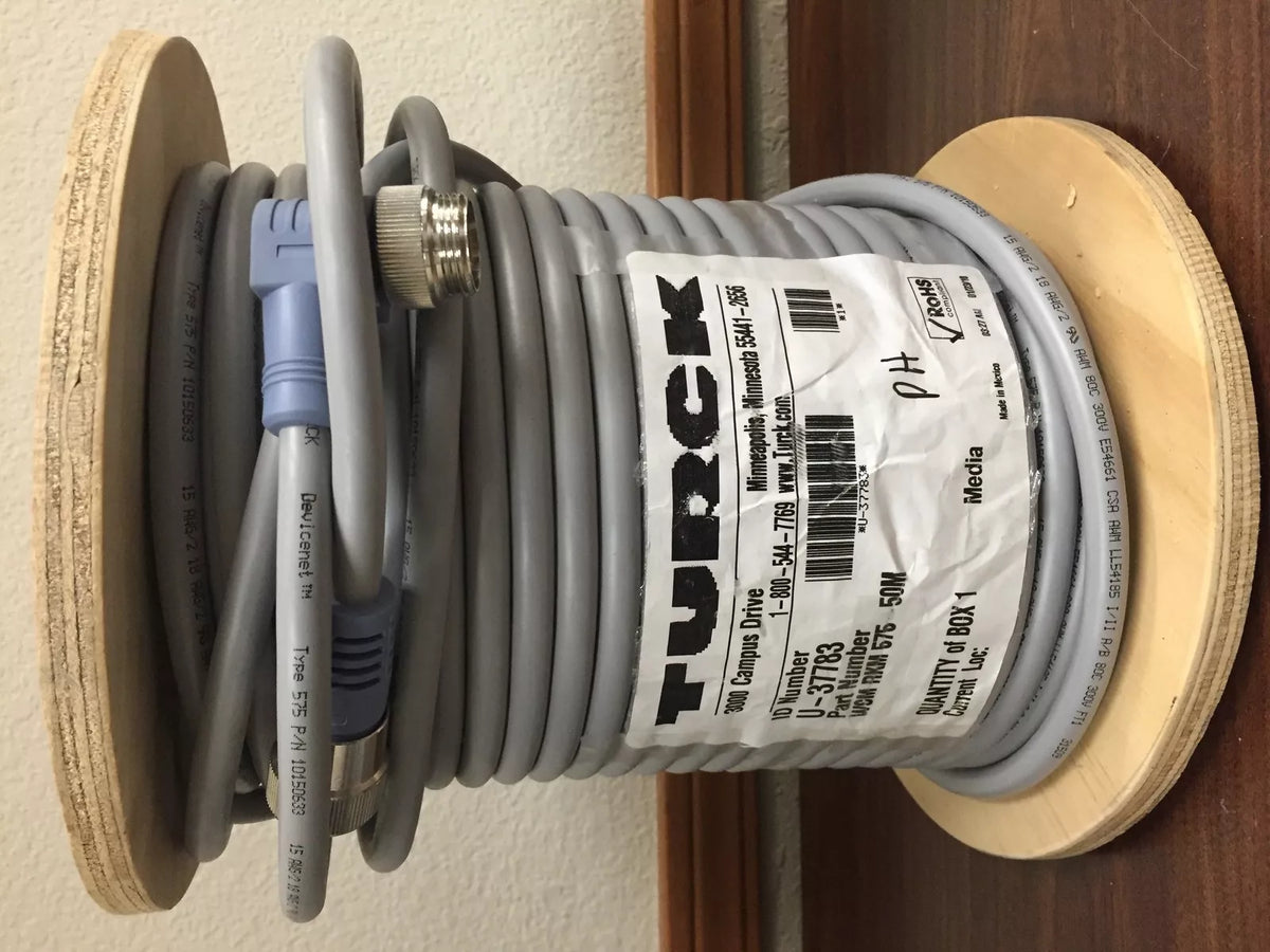 Turck WSM-RKM 575-50M ID U-37783 DeviceNet Cable 50M Spool