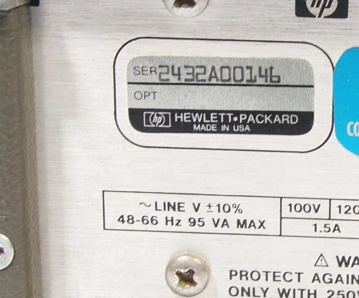 HP / Agilent 8513A  Reflection Transmission Test Set 45 MHz - 26.5GHz