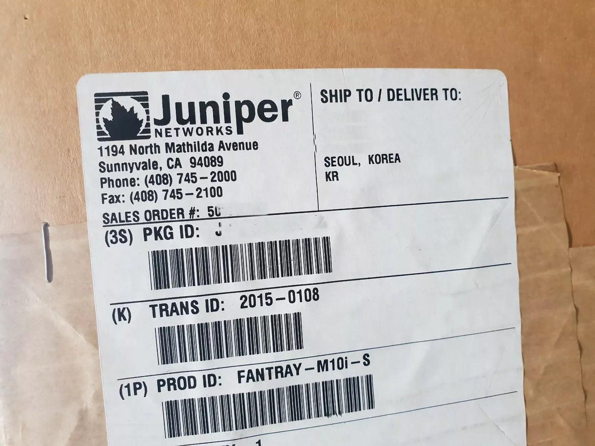 Juniper FANTRAY-M10i-S Fantray Unit