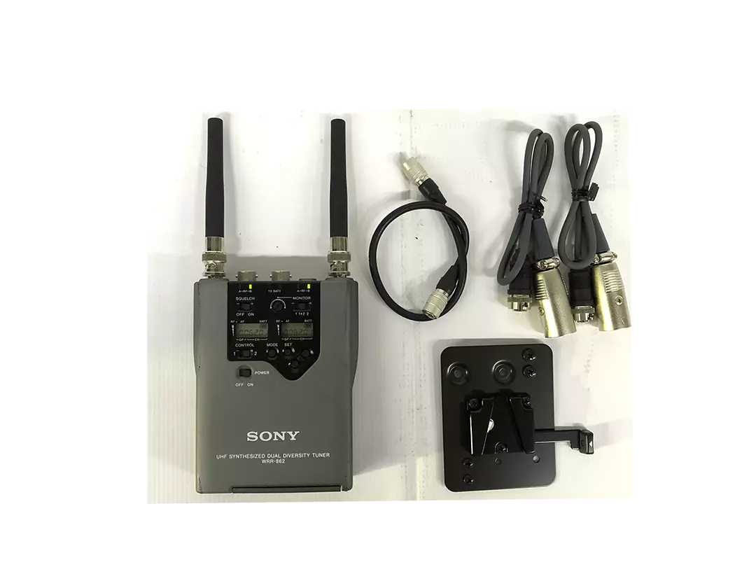Sony WRR862B Portable/Camera Mount UHF Diversity Dual Receiver NEW