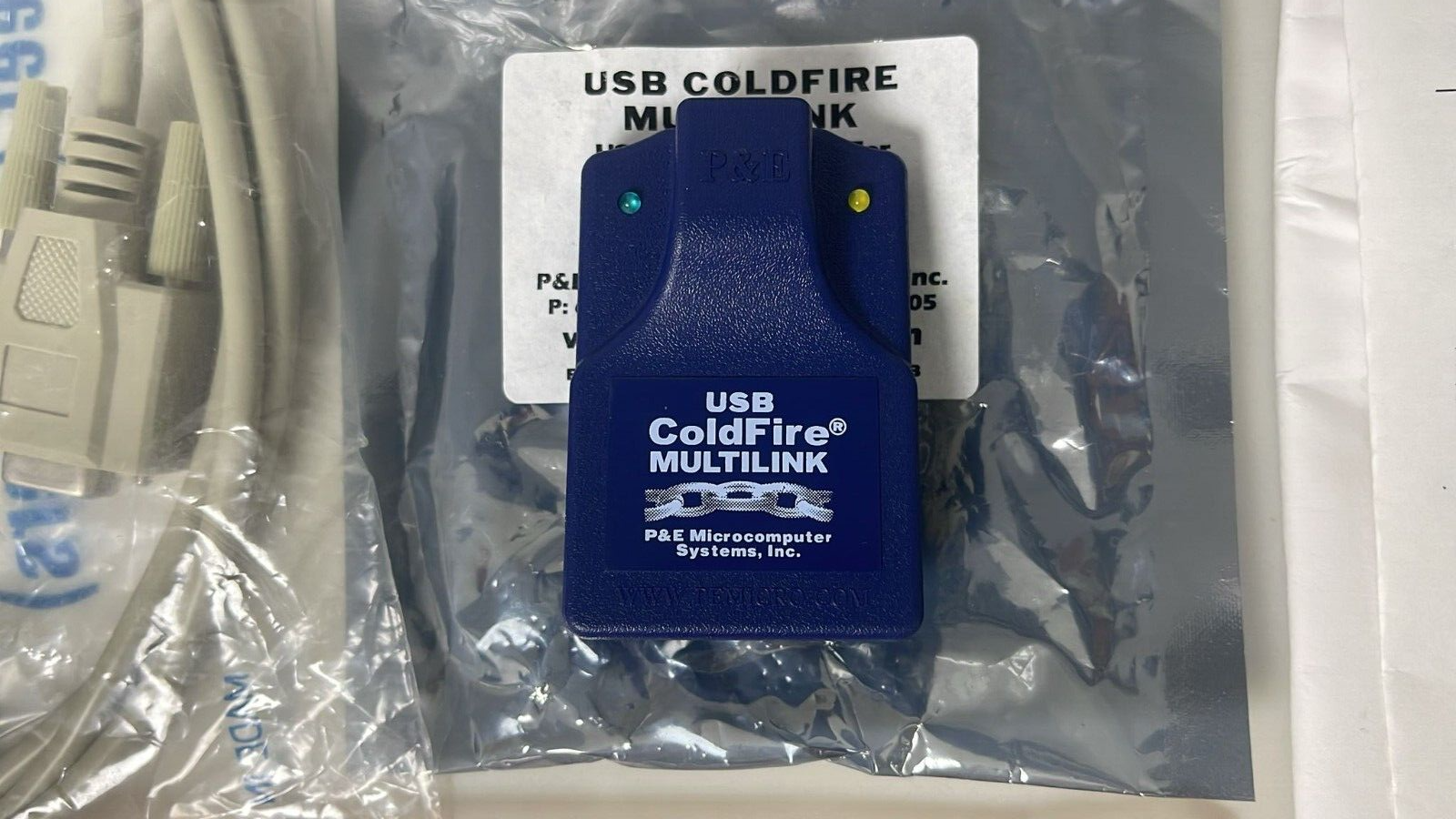 M5213EVB Board P&E Interface ColdFire