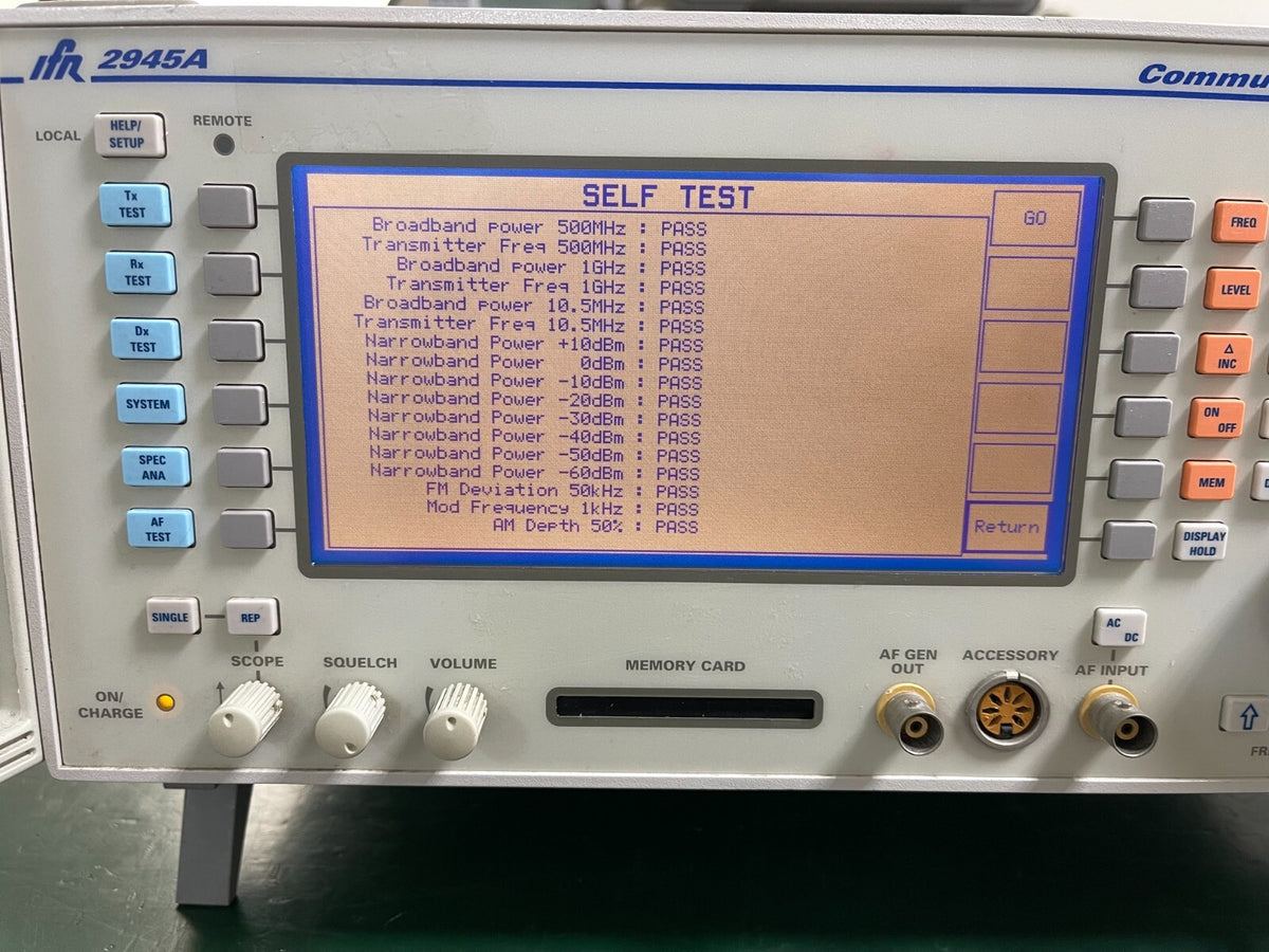 IFR Aeroflex Marconi 2945A Communication Service Monitor _505/098 - XG eqpt