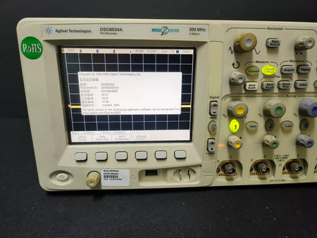 Agilent DSO6034A 300MHz 4 Ch 2GSa/s Digital Oscilloscope - Missing Top Cover