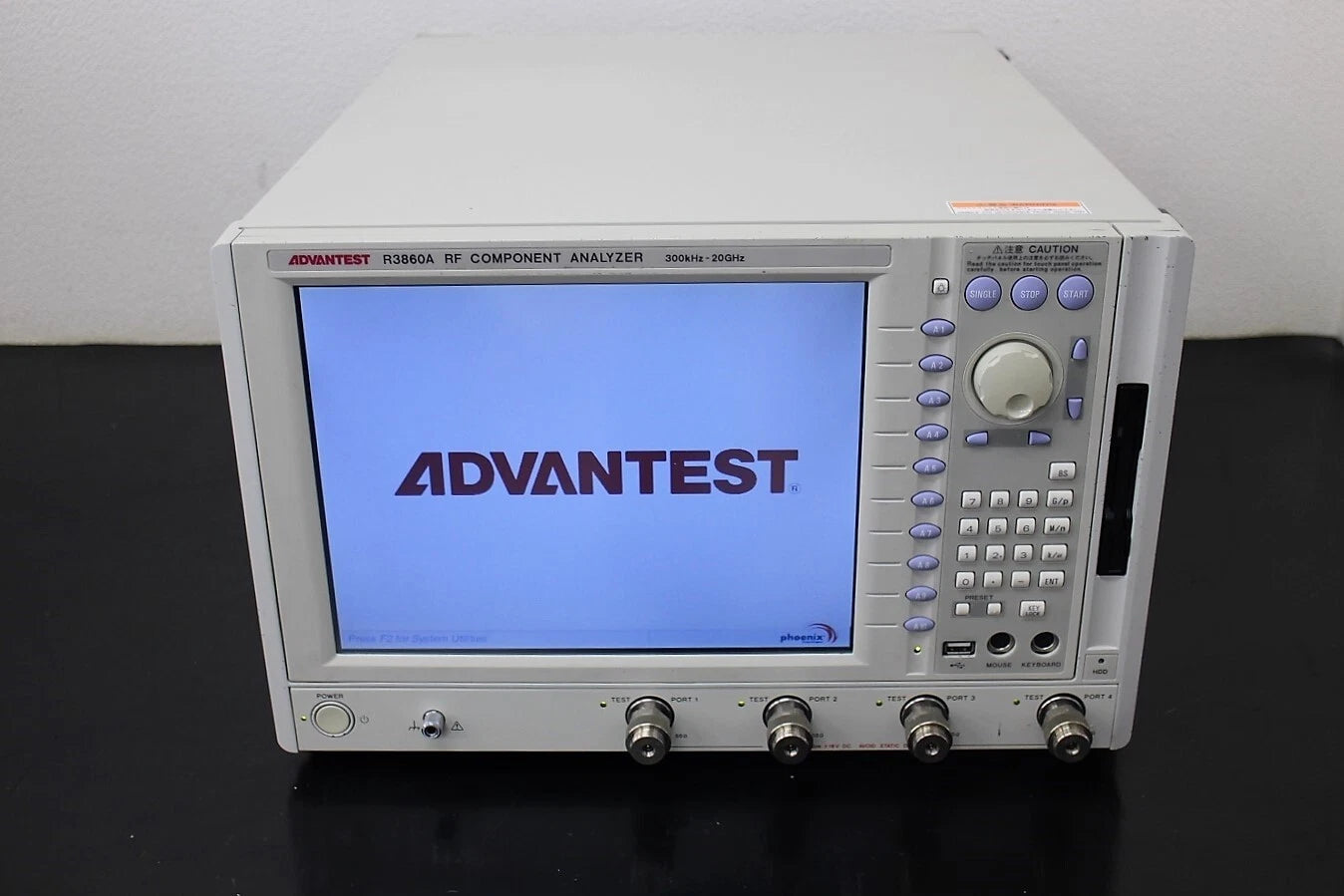 ADVANTEST R3860A/1400-2010 Vector Network Analyzer 300kHz-20GHz 4-Port