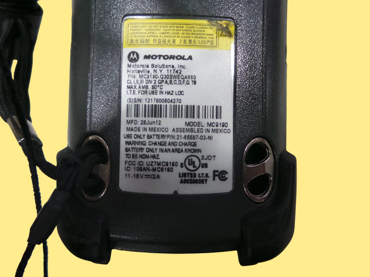 Motorola MC9190-G30SWEQA660 Barcode Scanner