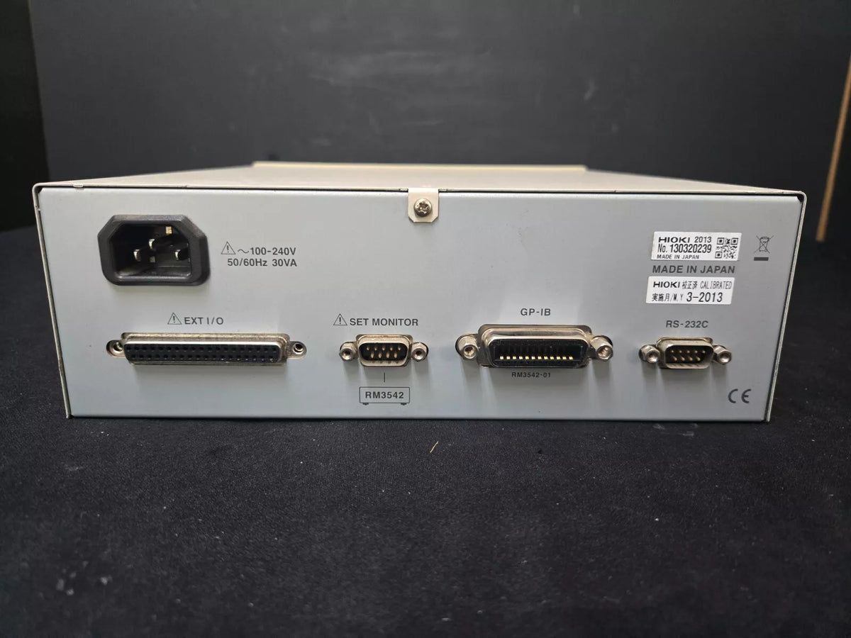 HIOKI RM3542 Resistance HiTester (0239) - Reliable Electrical Resistance Measurement Tool