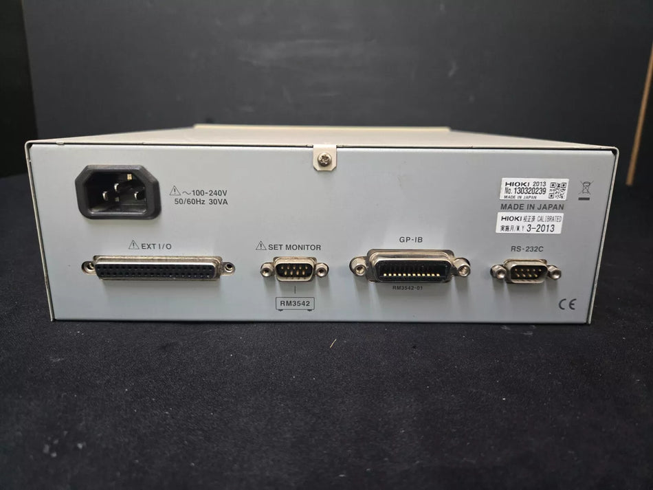 HIOKI RM3542 Resistance HiTester (0239) - Reliable Electrical Resistance Measurement Tool