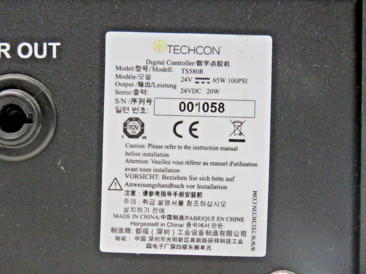 Techcon TS580R Digital Controller 24V 65W 24VDC