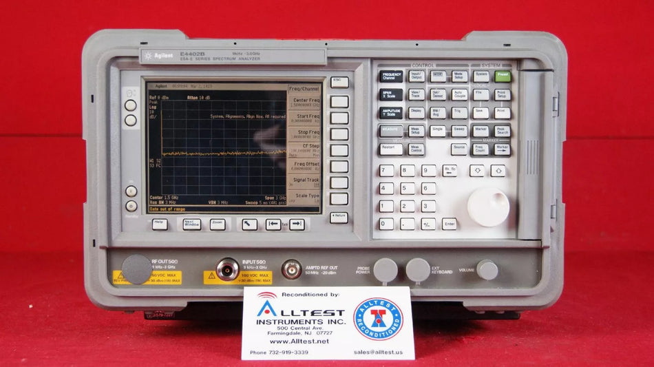 HP Agilent E4402B ESA Series Spectrum Analyzer, 9kHz to 3 GHz,
