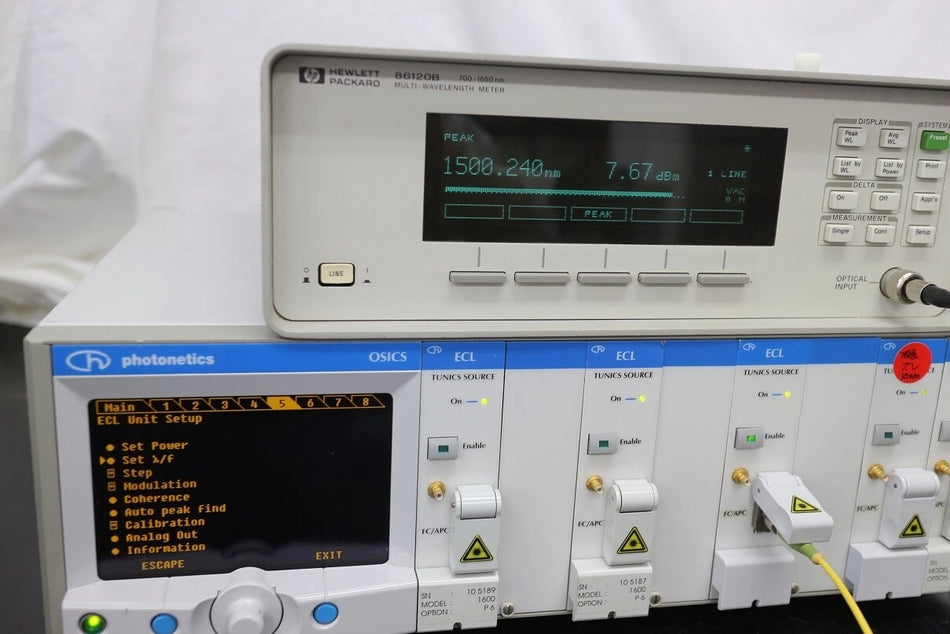 OSICS Photonetics ECL1560 ECL1600 1520-1640nm TSL 5 set