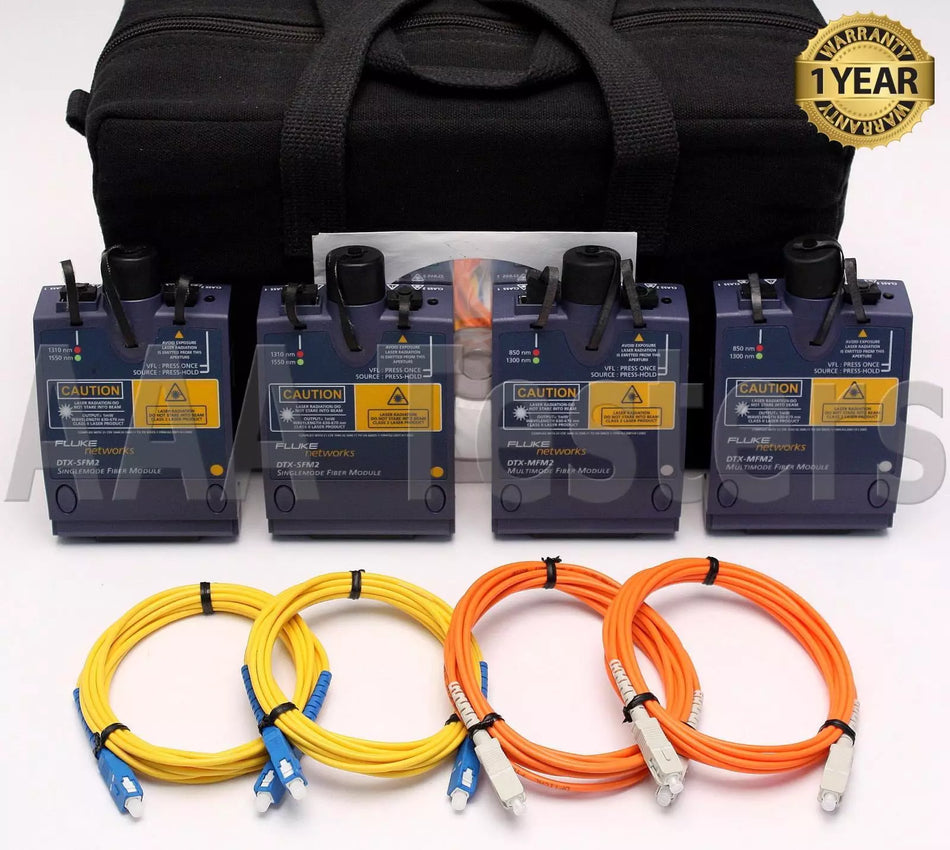 Fluke DTX-SFM2 DTX-MFM2 SM MM Fiber Module Kit