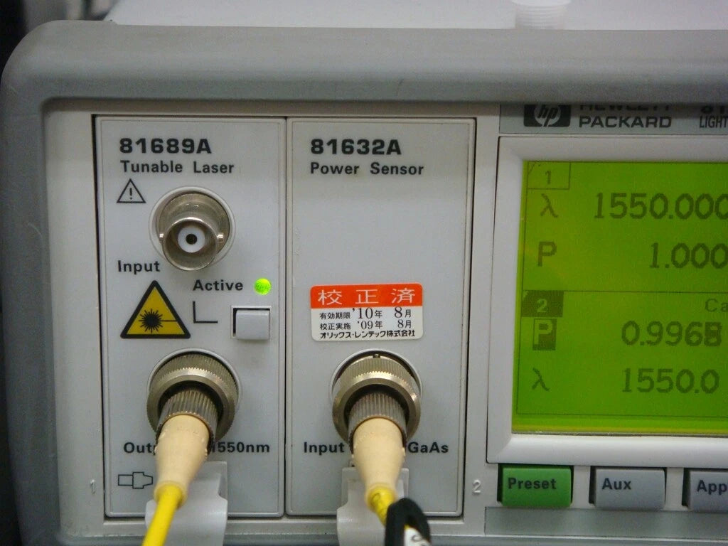 Agilent 81632A 0.8-1.65um -80-+10dBm Optical Power Sensor