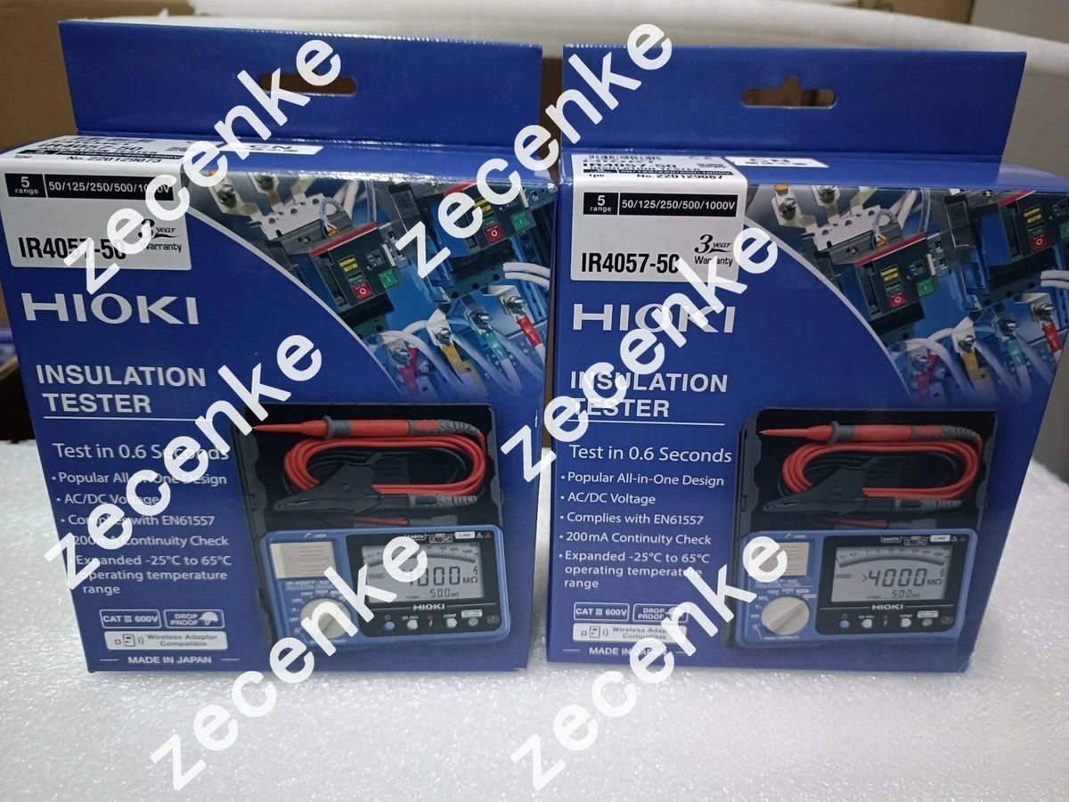HIOKI IR4057-50 Digital Insulation Resistance Tester 5-Range 50V-1000V