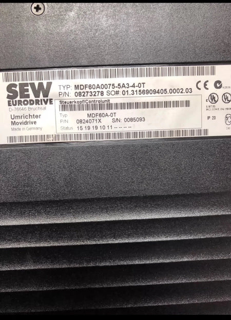 MDF60A0075-5A3-4-0T: High-Performance Brushless Servo Motor