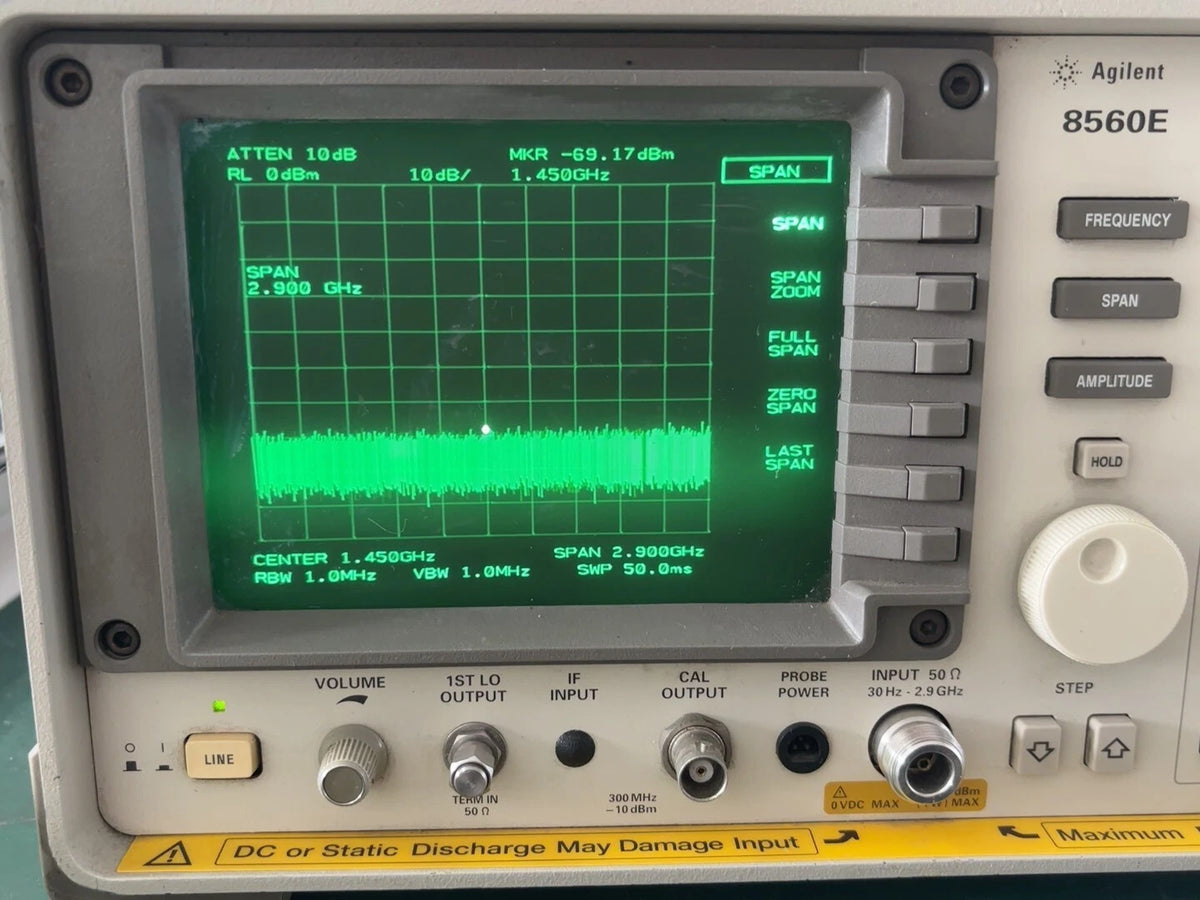 HP Agilent 8560E Spectrum Analyzer 30Hz - 2.9 GHz 30dBm