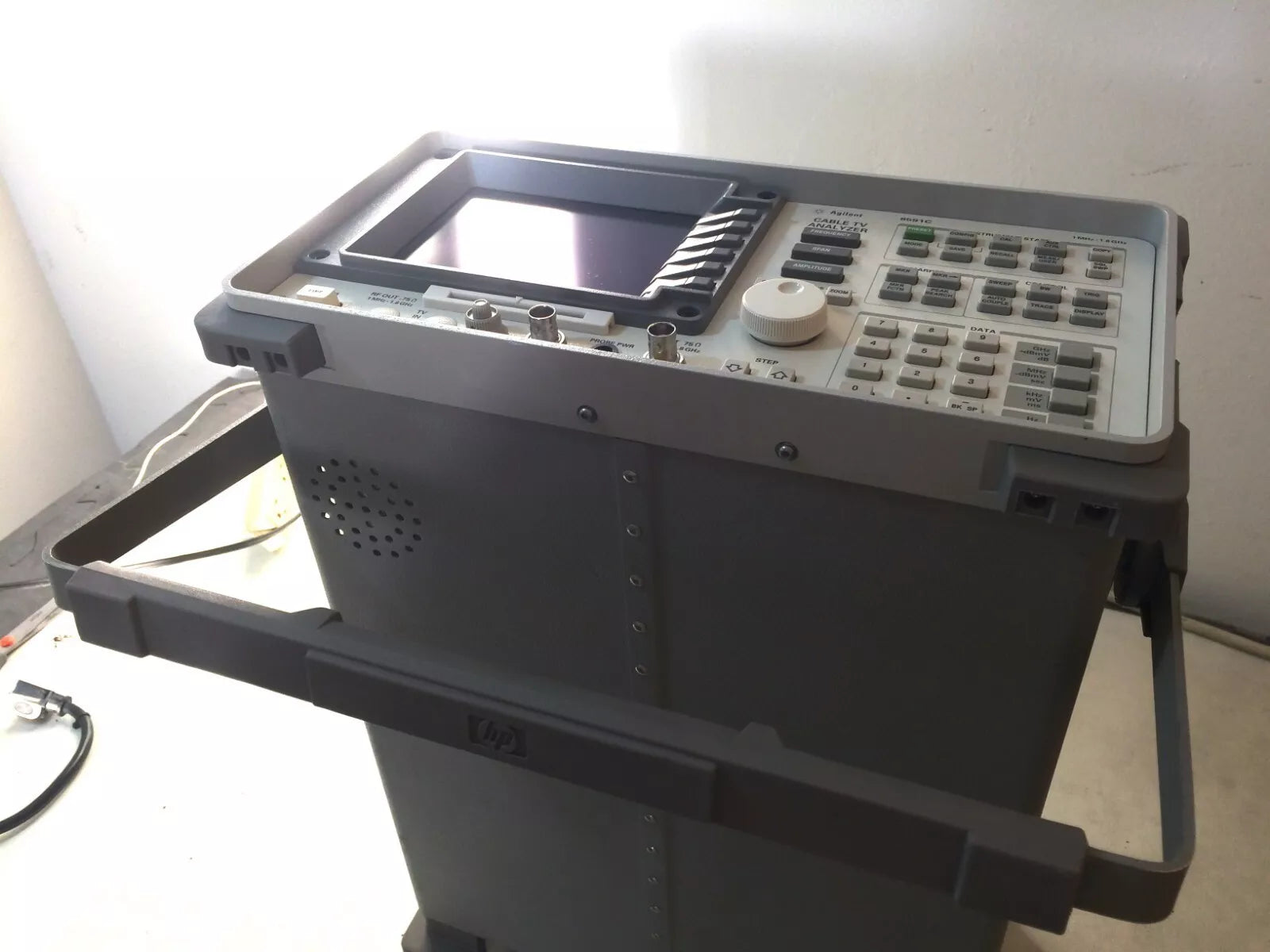 HP Agilent Keysight 8591C Cable TV Analyzer 1.8 GHz Opt 4, 101, 105, 102, 43