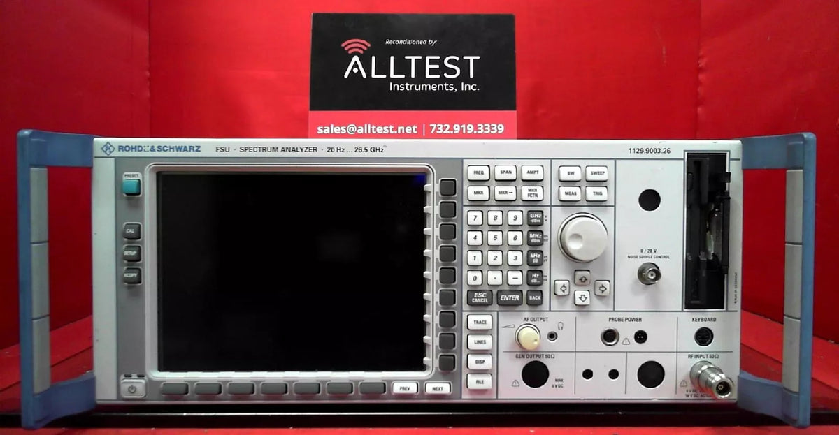 Rohde and Schwarz FSU26 Spectrum Analyzer Opt. B16, B18 & K7