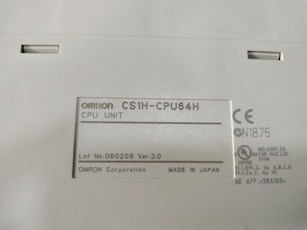 Omron SYSMAC CS1H-CPU64H Programmable Controller