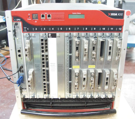 Ixia XG-12 WIN7 IxOS 8.21.1310.5 w 942-0033-02 / LSM1000 / 7x Lava AP40/100GE 2P
