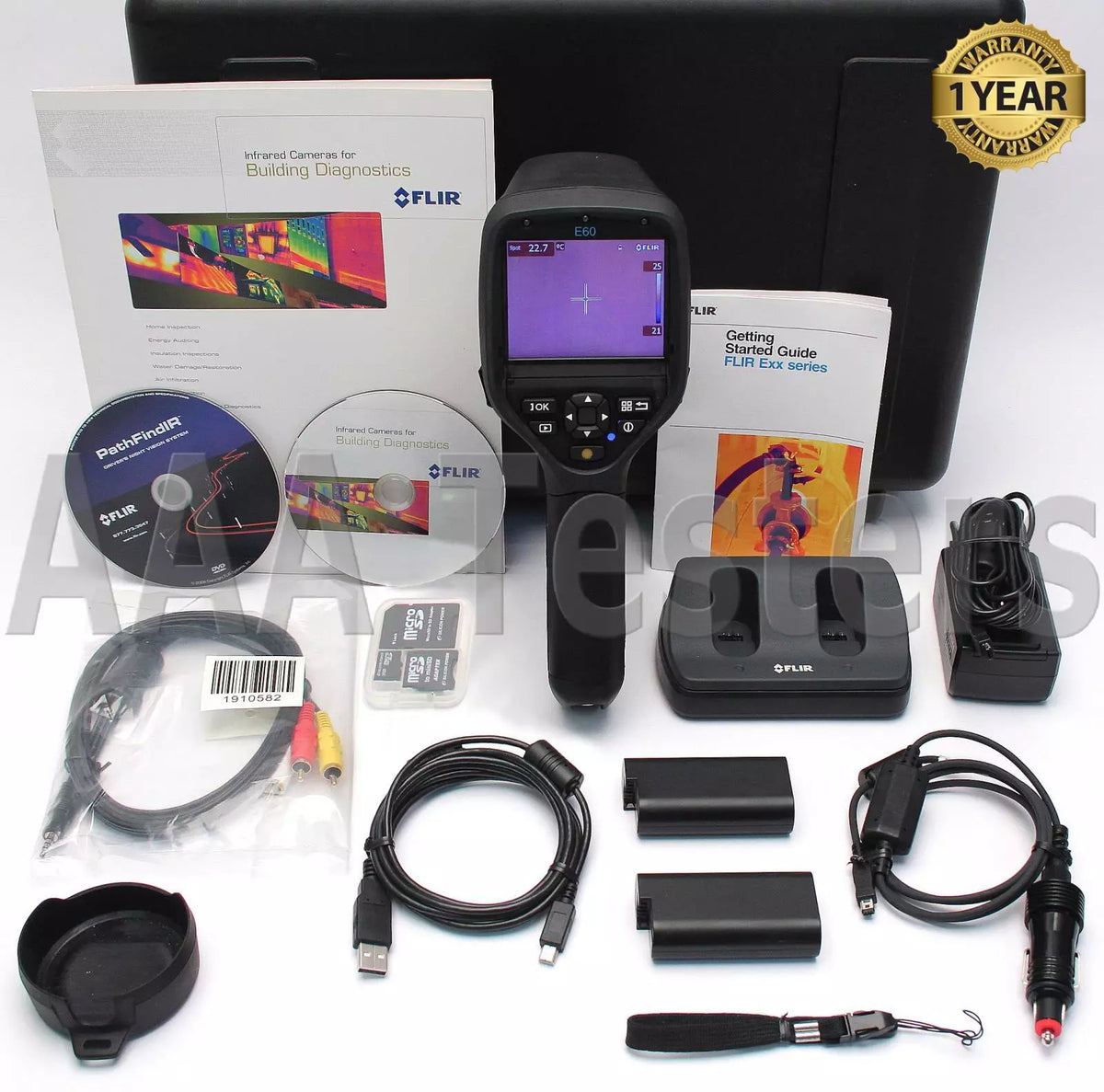 FLIR E60 60Hz 320 x 240 Infrared Thermal Imaging Camera IR Imager E-60 - XG eqpt