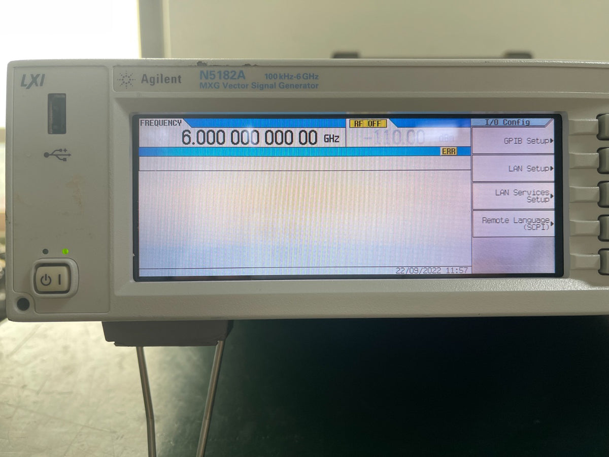 Agilent N5182A MXG Vector Signal Generator 100KHz- 6GHz_403,431,5<wbr/>06,651,UNT_367<wbr/>2