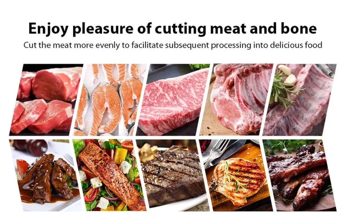 Commercial Large Meat Slicer Fish Cutting Meat Bone Saw Machine 1100W 220V