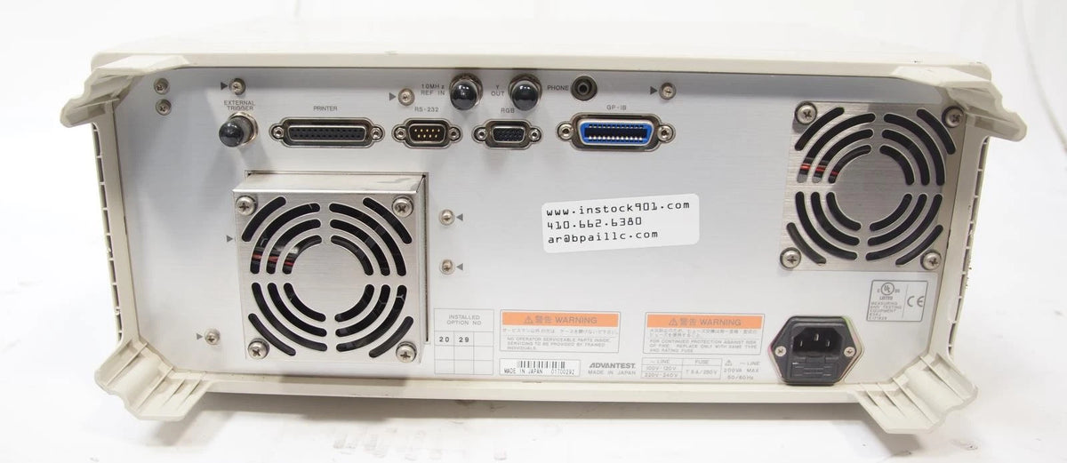 Advantest R3132 9kHz to 3GHz Spectrum Analyzer  AS-IS