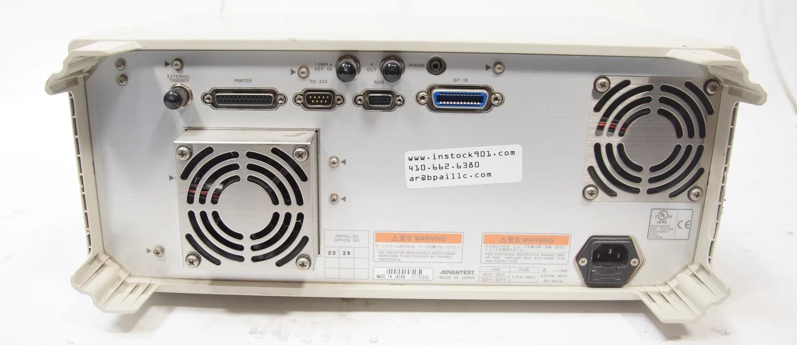 Advantest R3132 9kHz to 3GHz Spectrum Analyzer  AS-IS