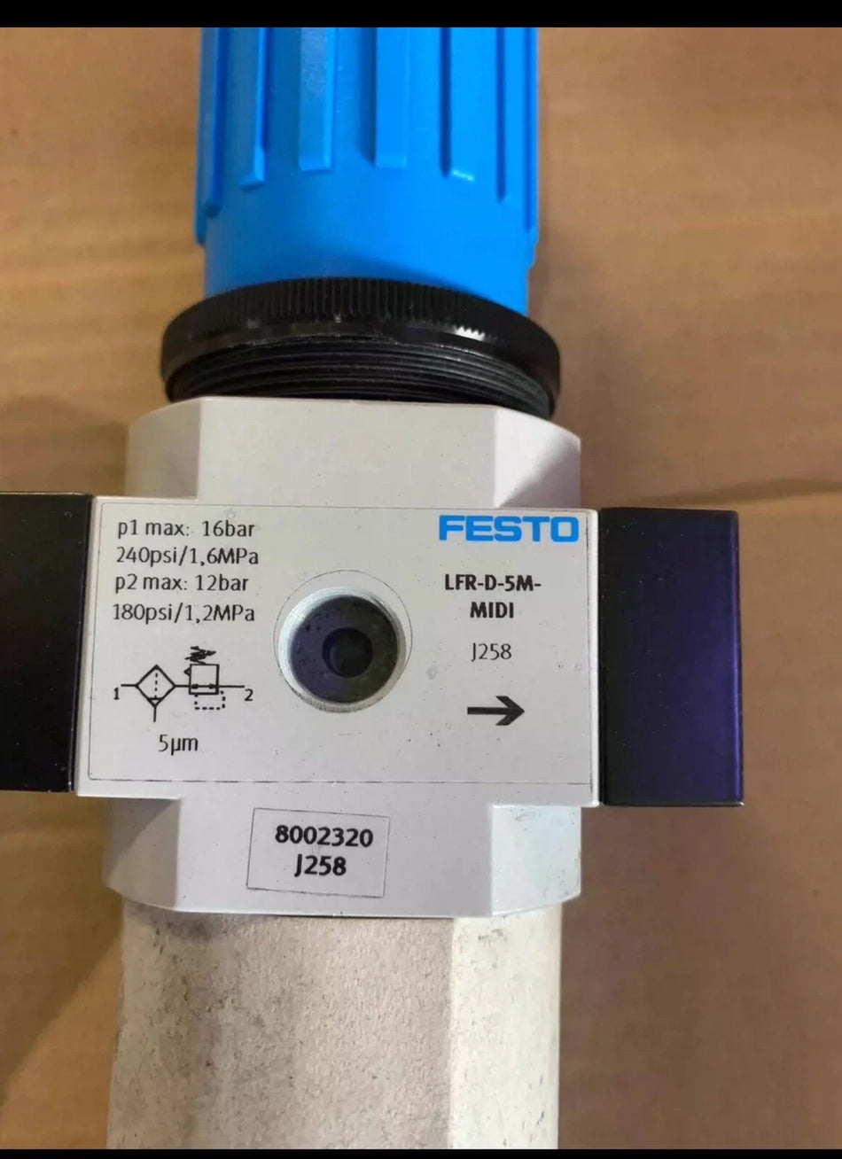 FESTO LFR-1/2-D-5M-MIDI-MPA 8002320 Air Pressure Regulator
