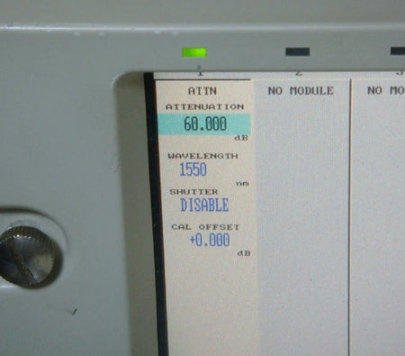 YOKOGAWA (ANDO) AQ8201-33M 1480-1650nm 0-60dB Attenuator Module with Monitor