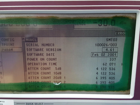 R&S SMT03 Signal Generator 5kHz~3GHz (AS-IS) (0026)