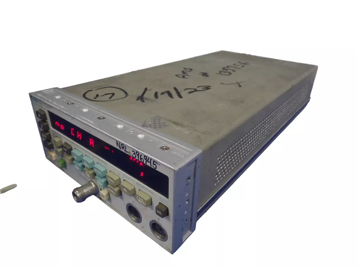 HP 438A Power Meter 1.00mW -50MHz with OPT 002