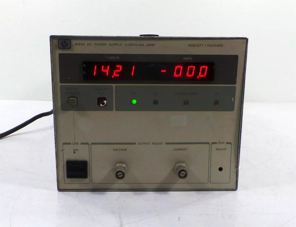 HP 6023A DC Power Supply 0-20V 0-30A 200 Watts