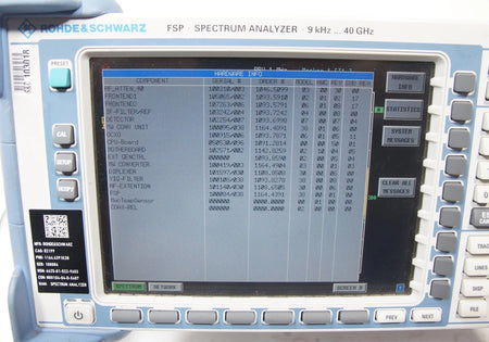 Rohde & Schwarz FSP 38 Spectrum Analyzer 9 KHz - 40 GHz 1164.4391.38