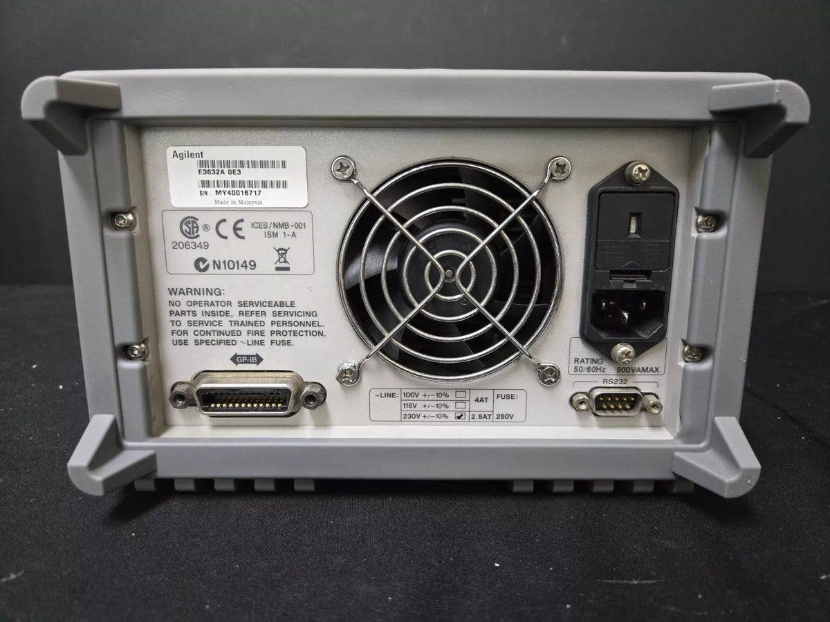 Agilent E3632A DC Power Supply 0-15V 7A / 0-30V 4A (6717)