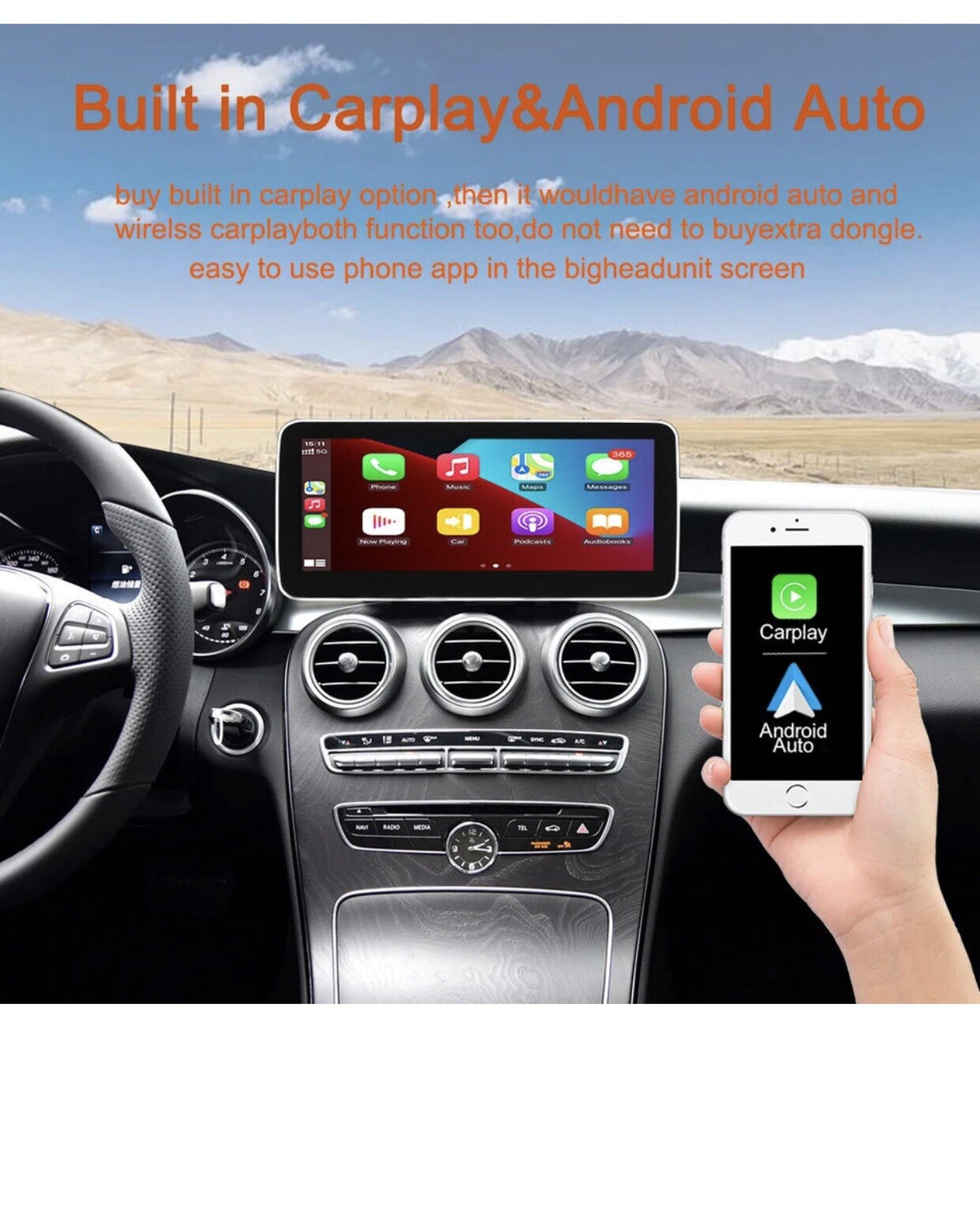 Android 13 Car Radio For Mercedes E-Class W207 RHD 2010-2016 NGT4.5 BT 8GB+128GB
