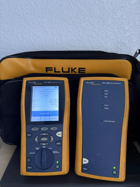 FLUKE Networks DTX-1800 DTX Cable Analyzer Kit (Tested)