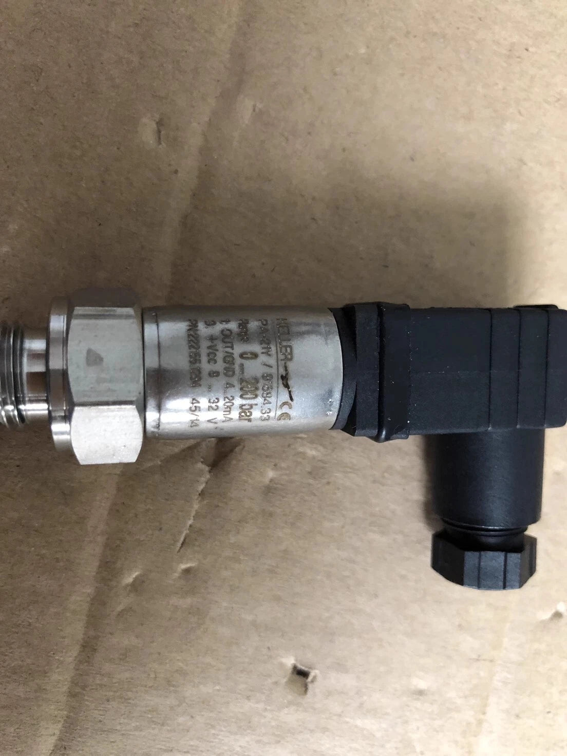 Keller PA-21Y /0-200bar/8168 4.33 /8-32V /4-20mA