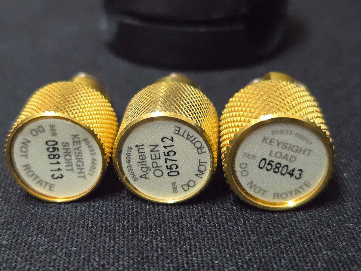 Agilent/Keysight Cal Kit: 85033-60019 Open, 85033-60021 Short, 85033-60017 Load