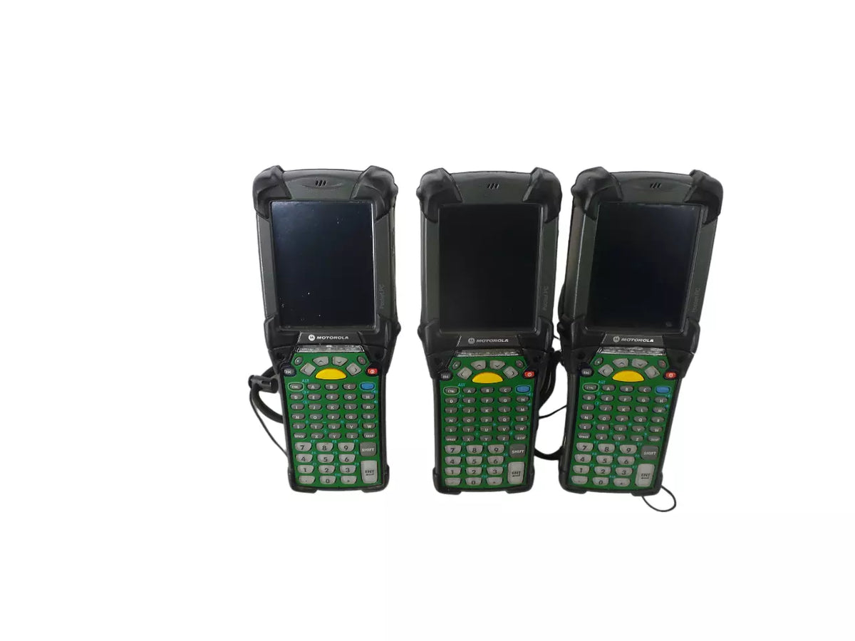 LOT of 3 Motorola MC9000-GKOHCEQA661 Barcode Scanner Bundle