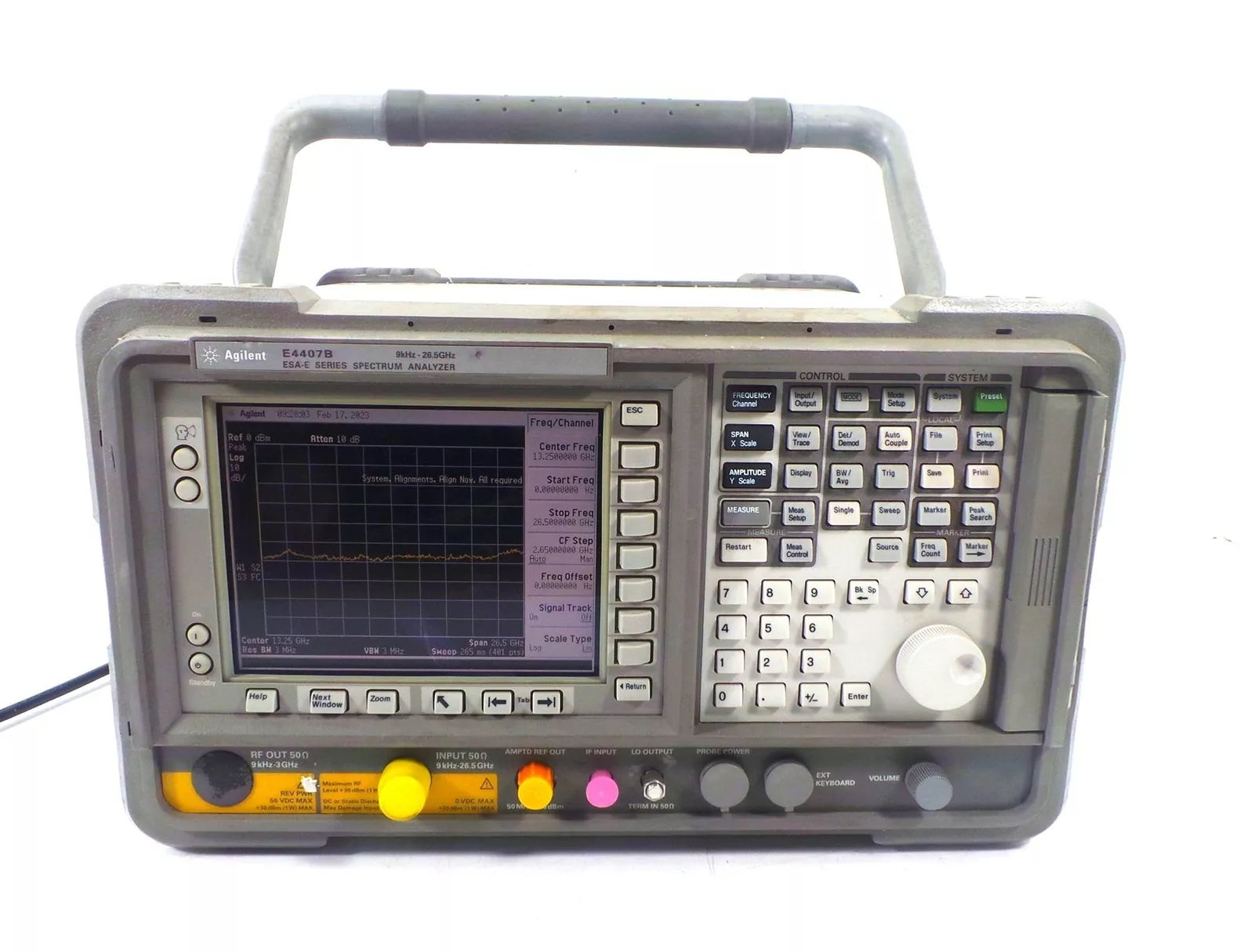 Agilent E4407B 9KHZ-26.5GHZ ESA-E Series Spectrum Analyzer