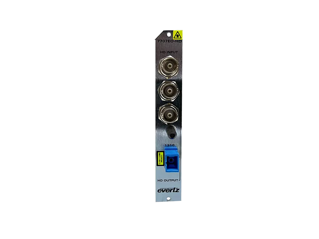 Evertz 7707EO13-HD HDTV Electrical to Optical Converter