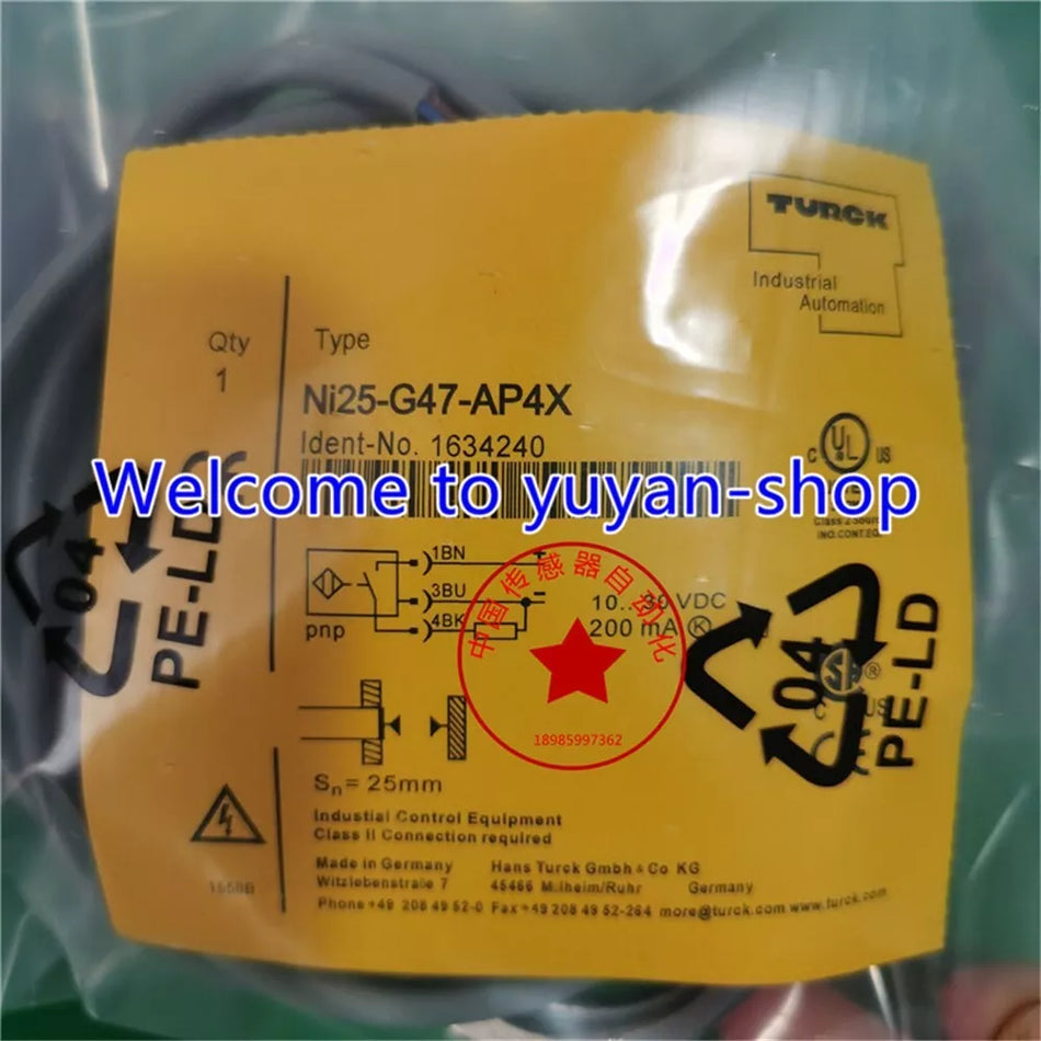 1PCS New FOR TURCK Ni25-G47-AP4X Inductive Proximity Sensor