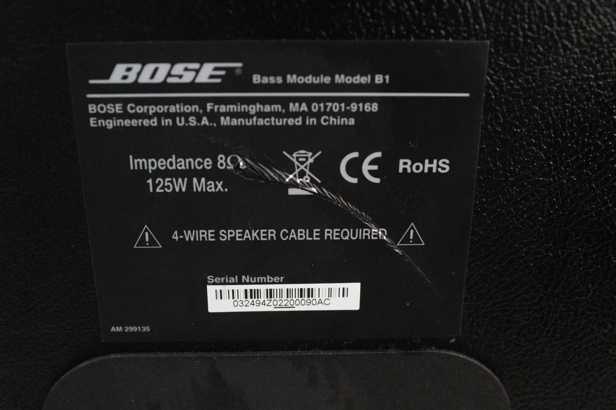 Bose B1 Bass Module Sub for L1 Systems Subwoofer Only -Black - Free Shipping.