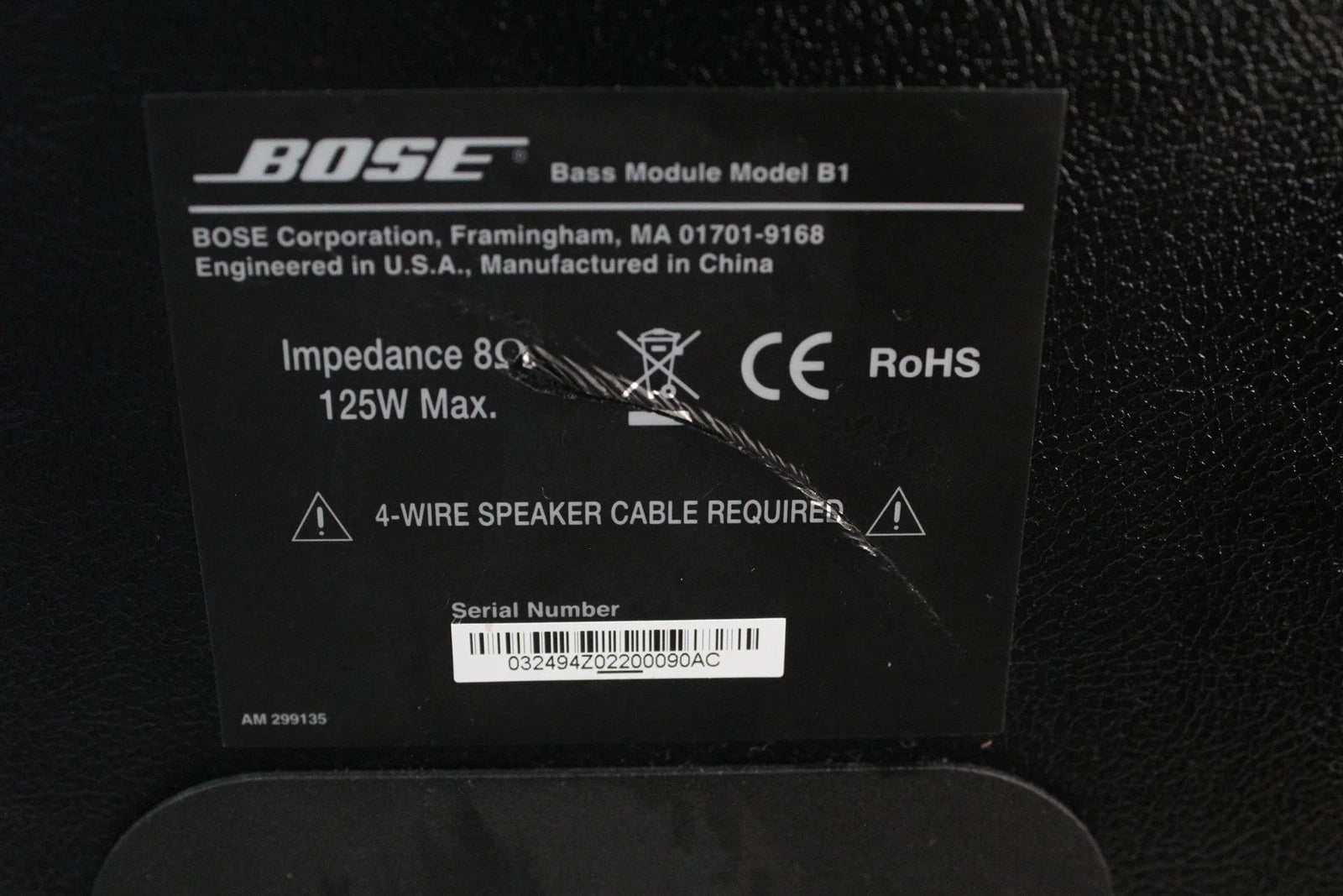Bose B1 Bass Module Sub for L1 Systems Subwoofer Only -Black - Free Shipping.