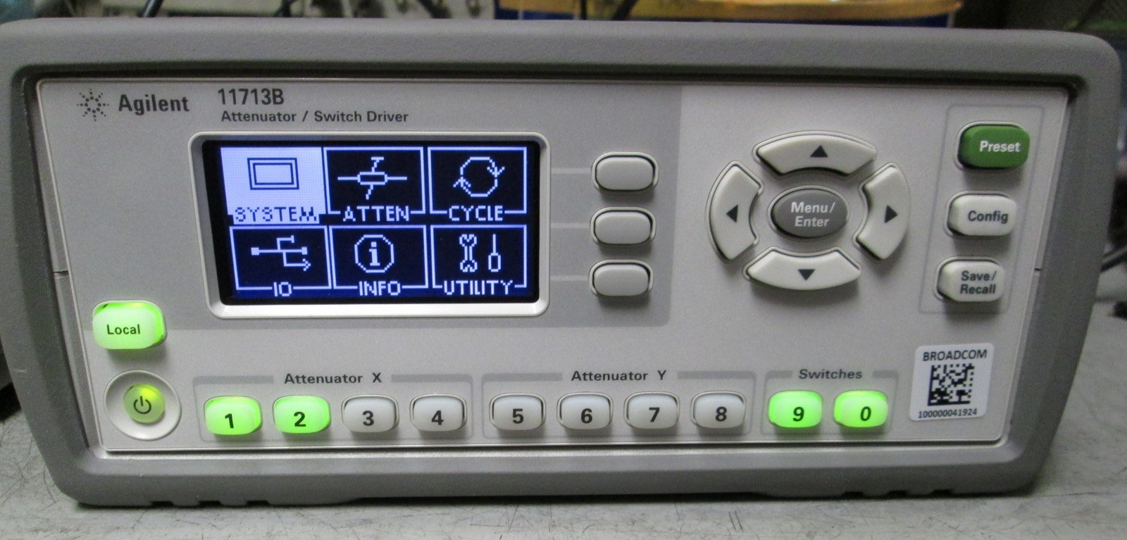 RF Step Attenuator Controller Agilent