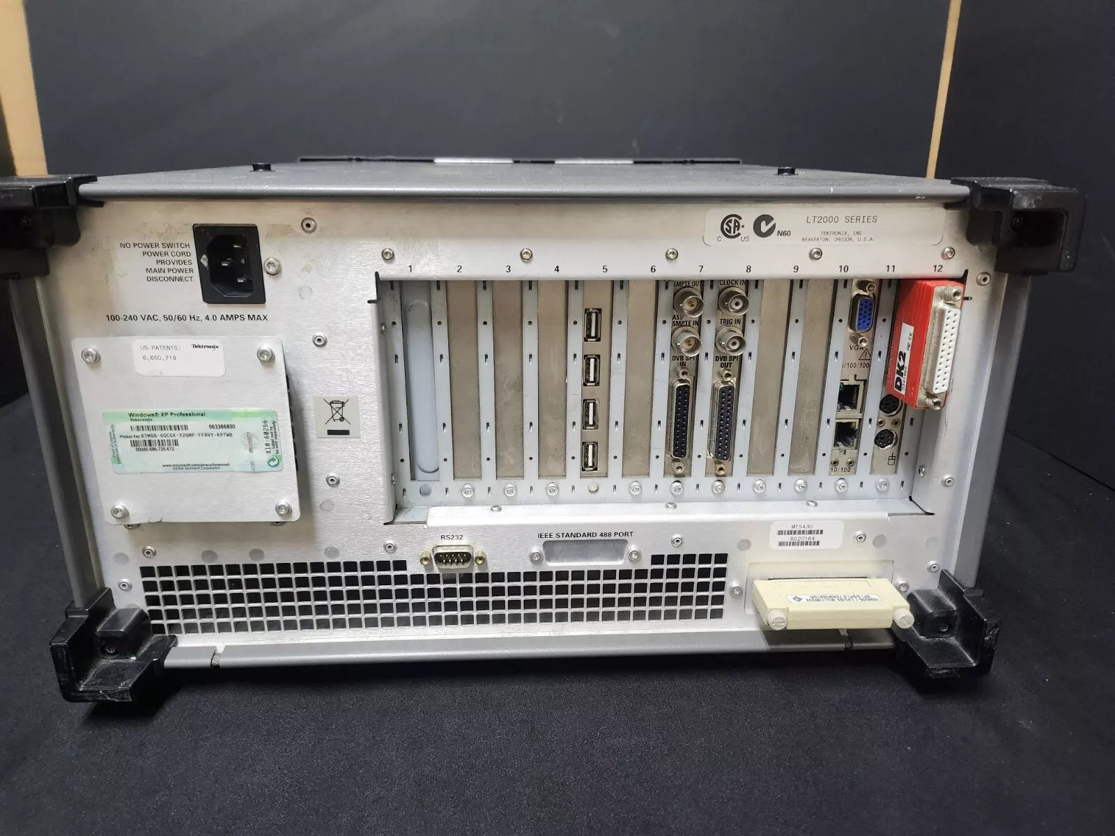 Tektronix MTS430 MPEG Test System (0184)