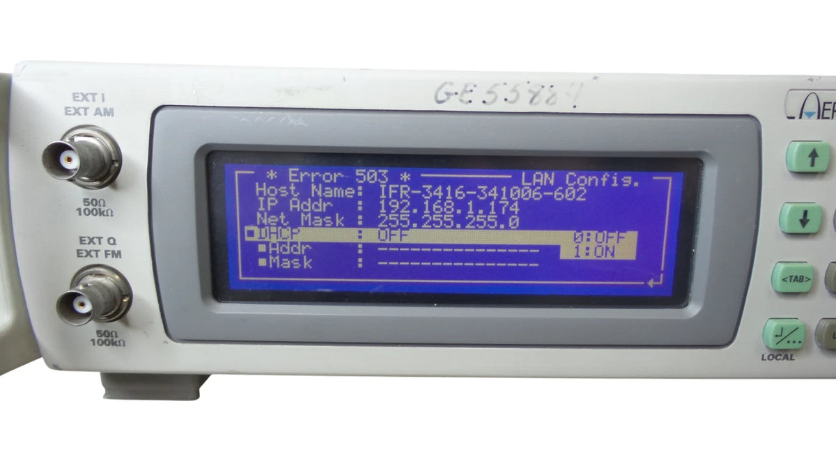 AeroFlex IFR 3416 Signal Generator 250kHz - 6GHz - Free Shipping